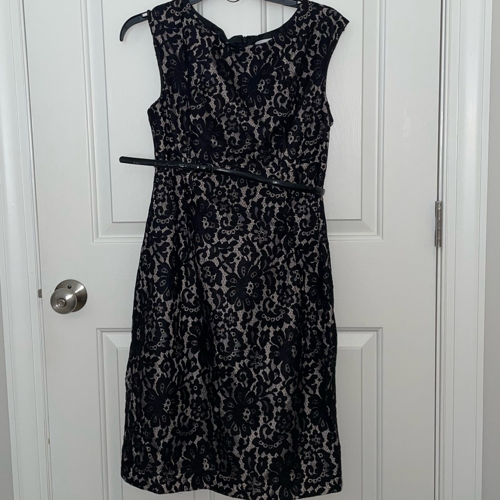 Calvin Klein Black Lace Dress